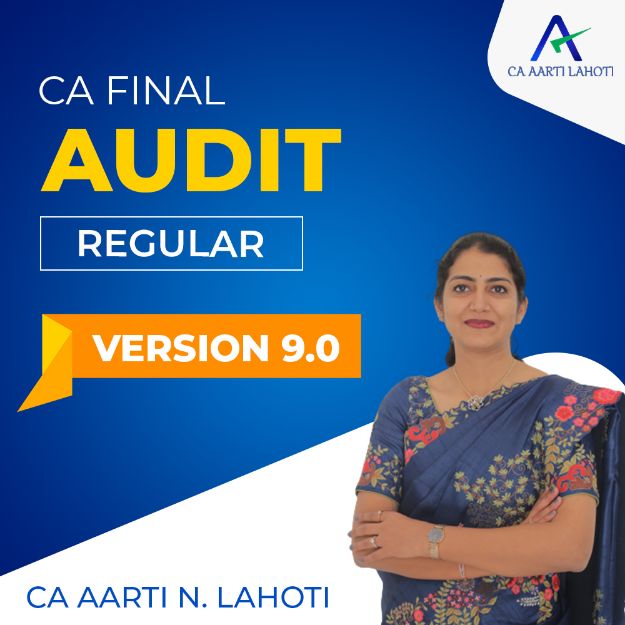Picture of CA Final Audit Full Course Version 9.0 by CA Aarti N. Lahoti | English
