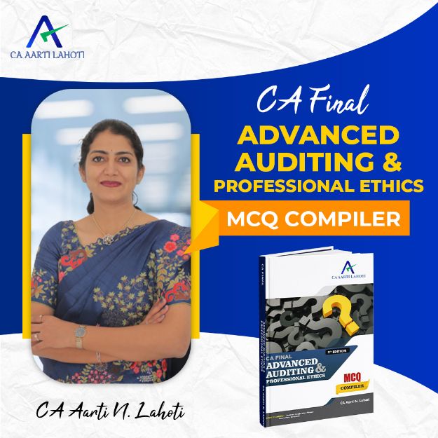 Picture of Book CA Final Audit - Module III - MCQ Compiler - 9th Edition (Color Printed Book) By CA Aarti N Lahoti