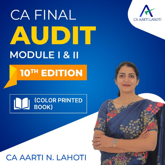 Picture of Book CA Final Audit - Module I & II - 9th Edition (Color Printed Book) By CA Aarti N Lahoti
