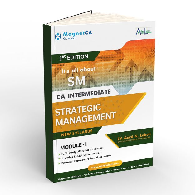Picture of CA Inter Strategic Management (SM) Book By CA Aarti Lahoti May 26  Sept 26  onwards 