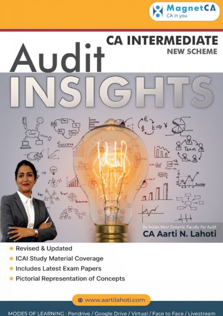 Picture of CA INTER AUDIT INSIGHTS BOOK May 26  &  Sept 26 onwards