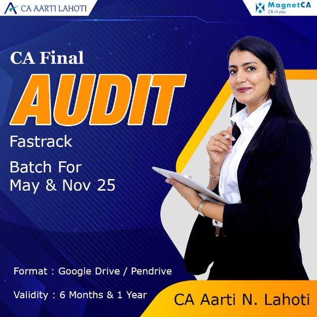 Picture of CA Final Audit Fastrack Ai Full English Batch May & Nov 25 onwards