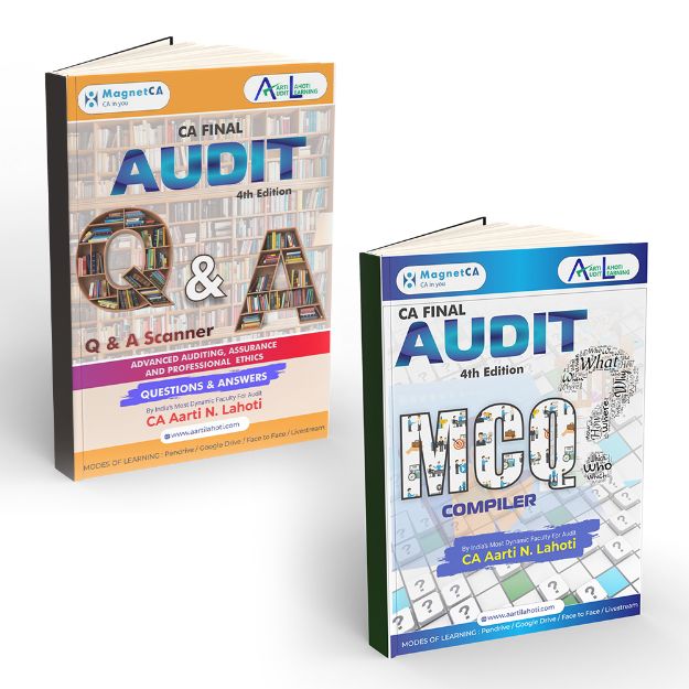 Picture of CA Final Audit ⁠Q & A Scanner + MCQ Compiler (4th Edition) by CA Aarti Lahoti