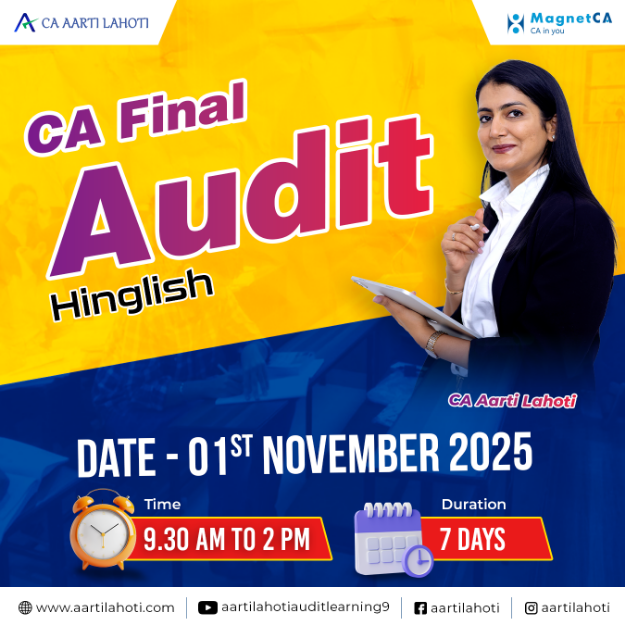 Picture of CA Final Audit Hinglish Full Coverage Marathon Batch | By CA Aarti Lahoti
