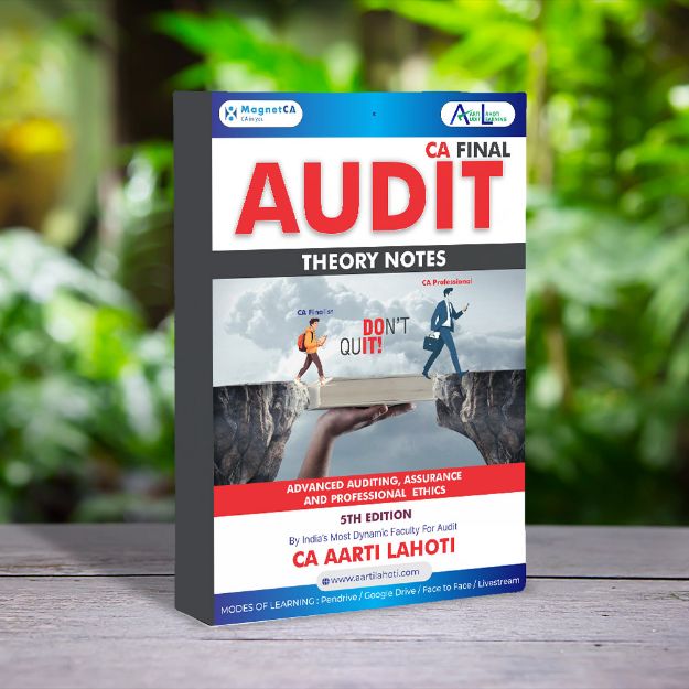 Picture of CA Final Audit Theory Notes (5th Edition) by CA Aarti Lahoti