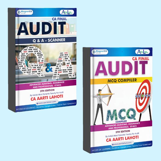 Picture of CA Final Audit ⁠Q & A Scanner + MCQ Compiler (5th Edition) by CA Aarti Lahoti