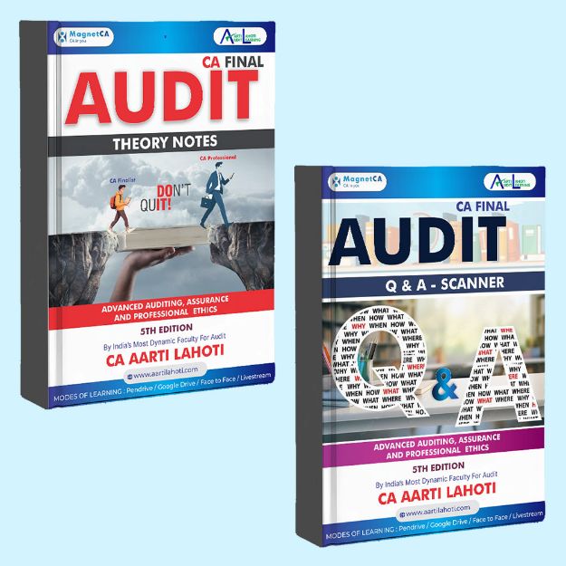 Picture of CA Final Audit Theory Notes + Q & A Scanner (5th Edition) by CA Aarti Lahoti